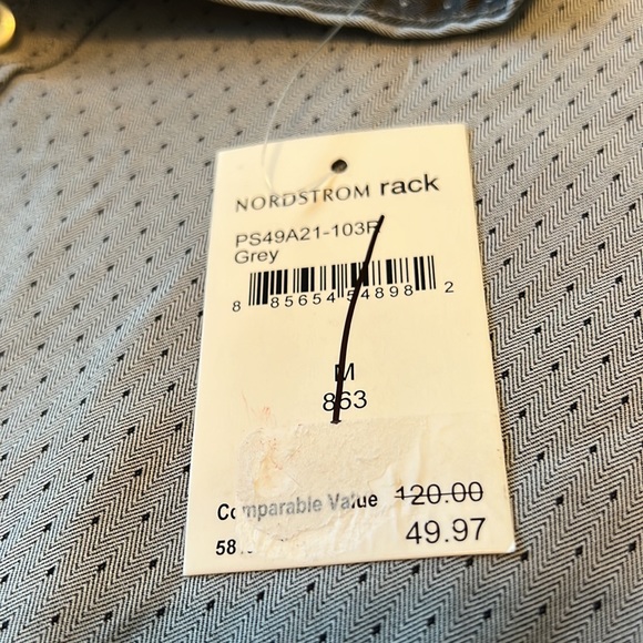 Thomas Dean Performance Fit Polka Dot Dress Shirt - Picture 7 of 8